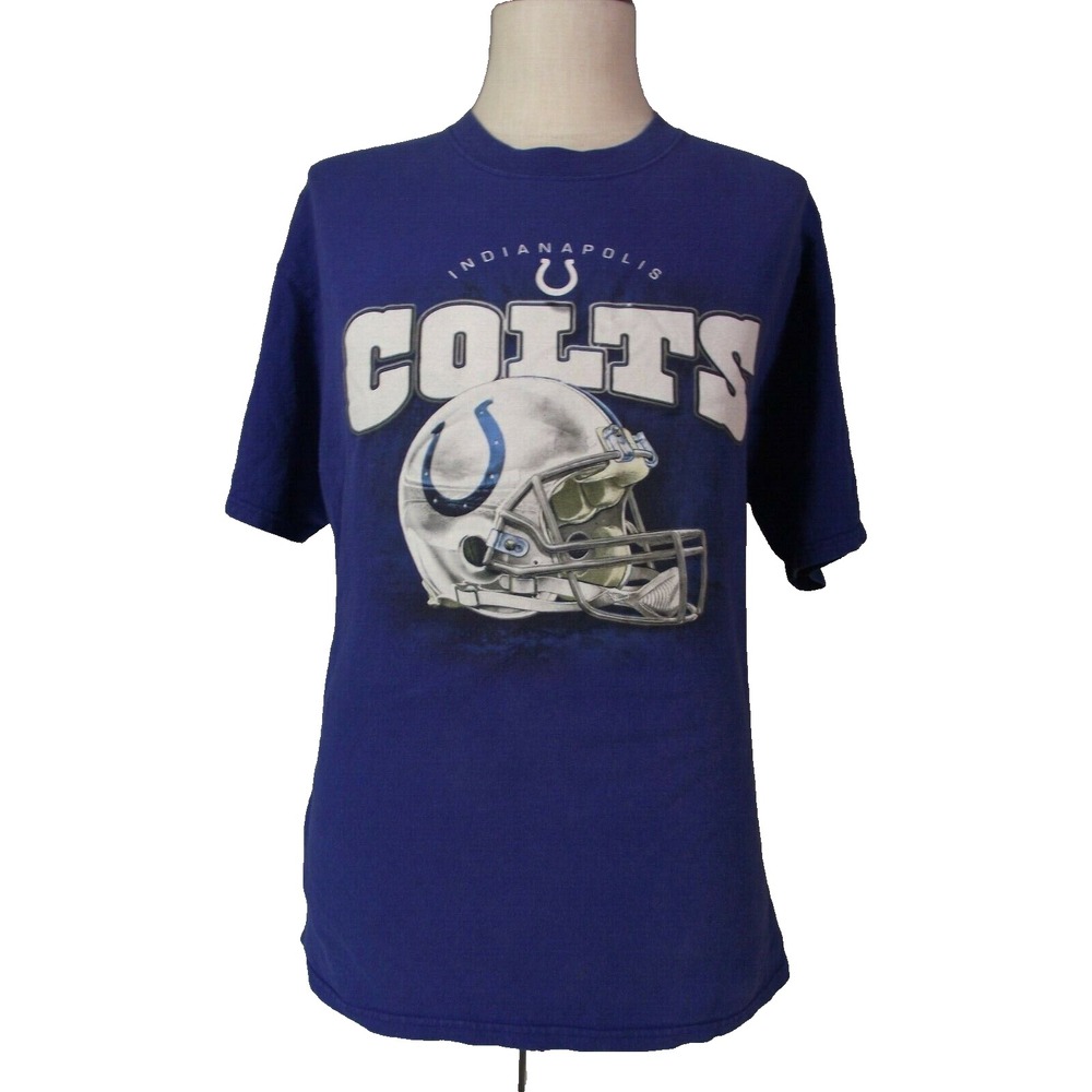 Indianapolis Colts Shirt Men's XL extra large Blue short-sleeve football NFL